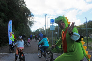 den neuen Radweg erkunden