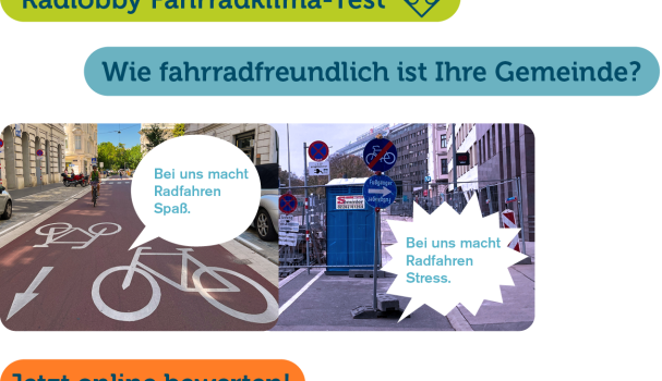 Wie fahrradfreundlich ist Ihre Gemeinde? Der Radlobby Fahrradklima-Test 2024