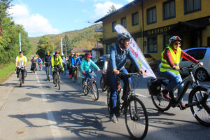 Gutes Wetter auf der Fahrraddemo