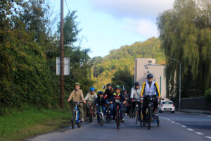 Gute Stimmung bei freier Fahrt auf der B44