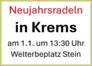 Krems NEU: Neujahrsradeln 2025