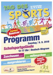 Tag des Sports in Deutsch-Wagram am 09.09.2018