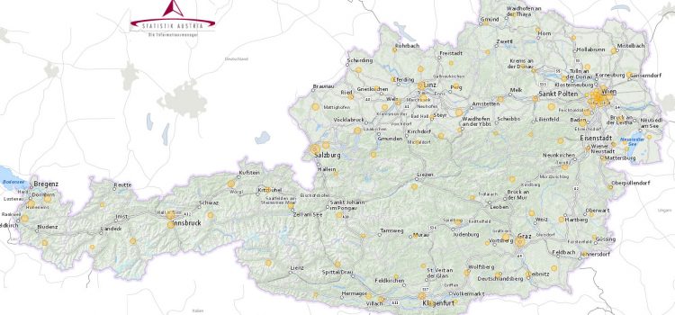 Verkehrsunfallkarte in den Gemeinden | Statistik Austria